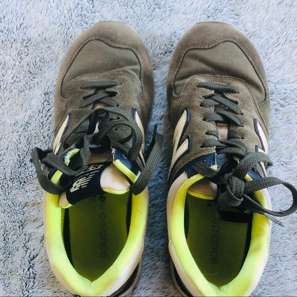 New Balance 574 Hi-Viz Sneakers - Picture 4 of 4